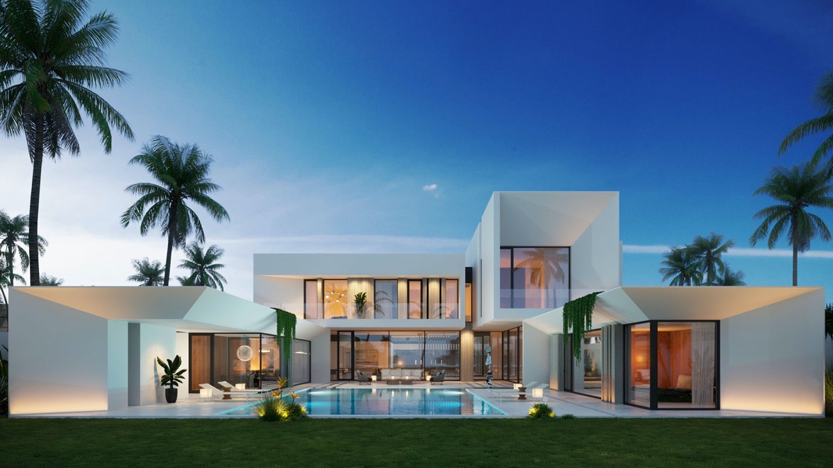 现在农村小别墅装修流行什么风格,农村现代风别墅好建不