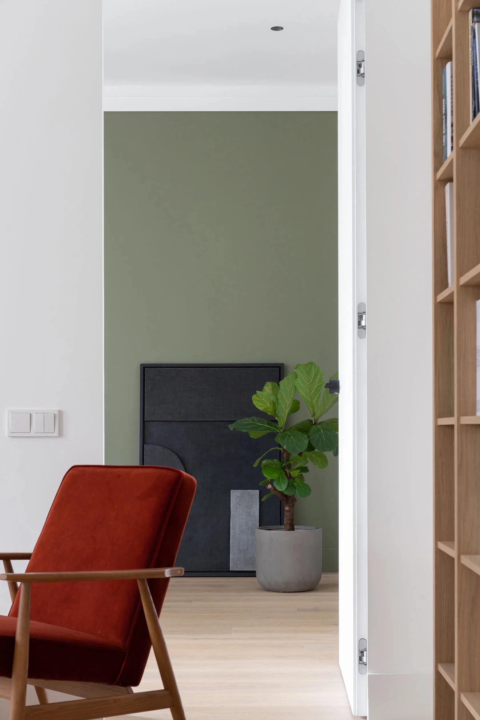 66m²小家，红绿撞色搭配也可以很好看，朋友都点赞