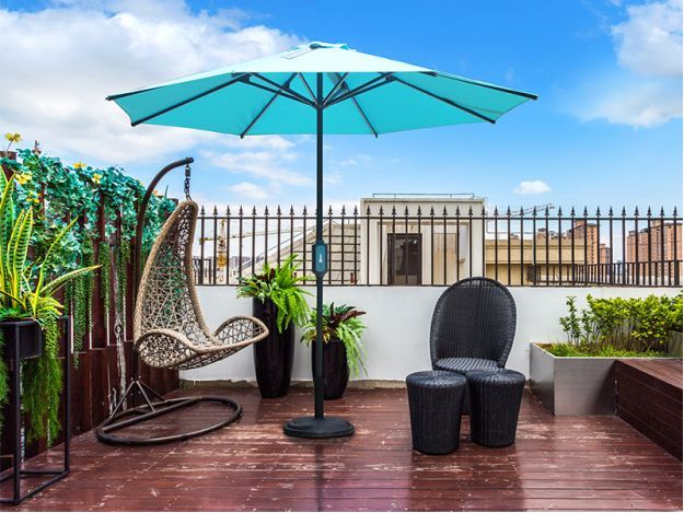 户外方形遮阳伞教程,户外遮阳伞怎么挑选结实耐用