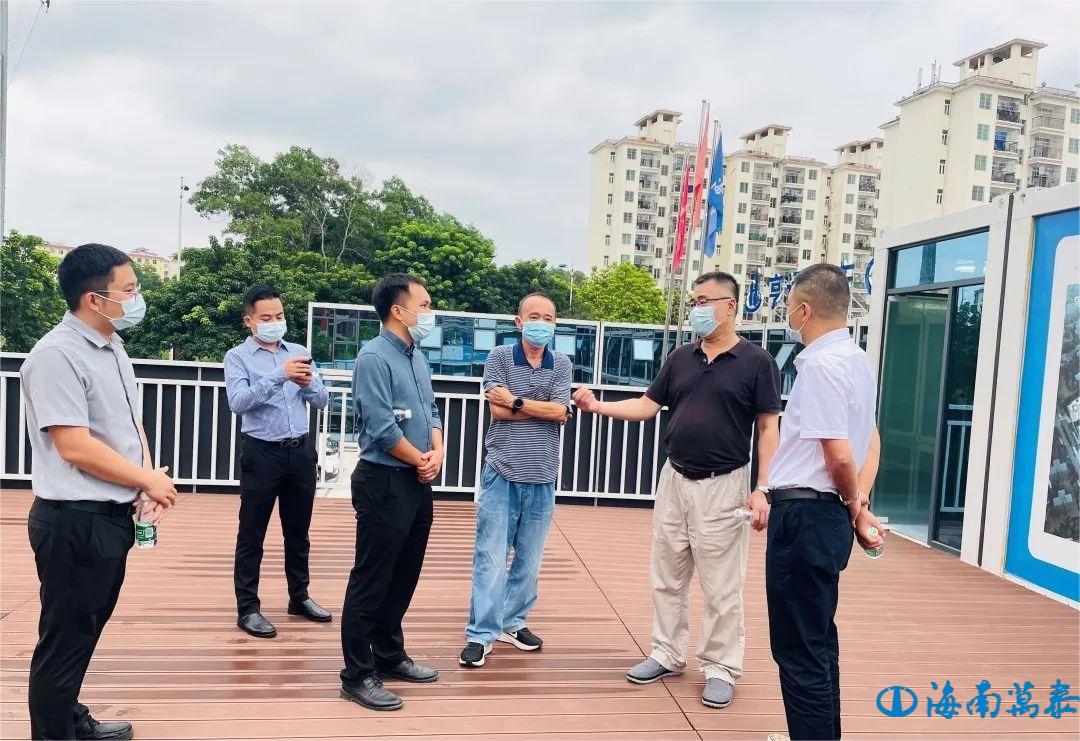 海南省住建厅莅临万泰承建的亨通·南湖花园项目开展专项检查工作