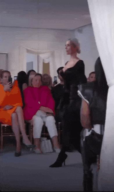 巴黎世家2023fw秀,chanel高定连衣裙