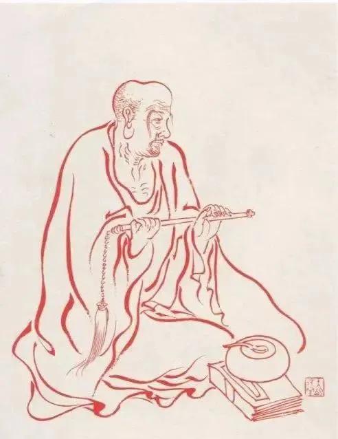 工笔白描罗汉图这线条美绝了,罗汉佛工笔白描图片