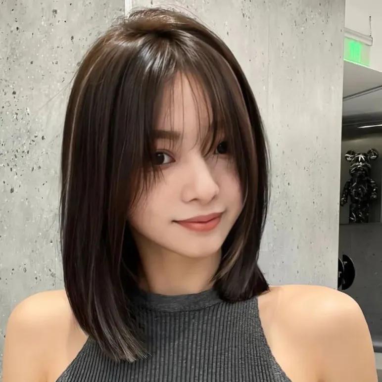 高层次锁骨发中长怎么剪,高层次锁骨发中长怎么造型