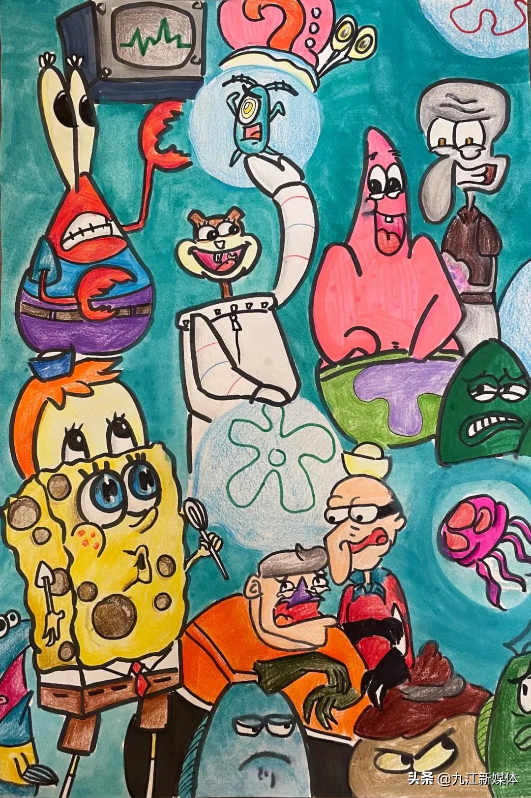 四年级绘画比赛作品,湖口县书画大赛