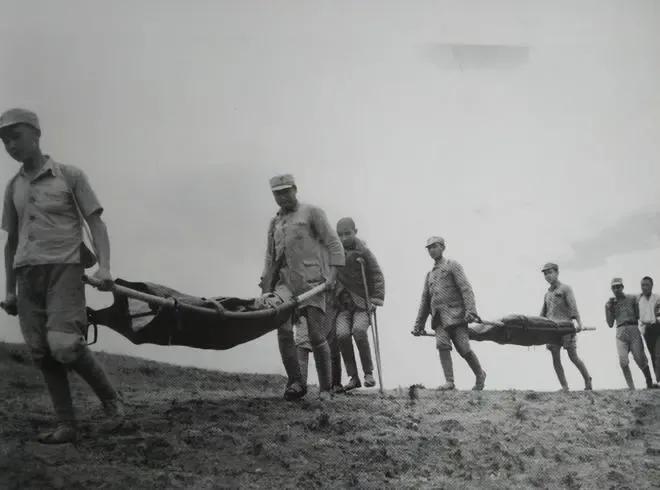 沂蒙抗日感人故事,平邑一区担架队