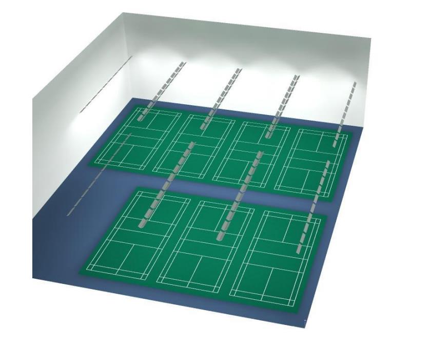 室内羽毛球馆照明灯具,羽毛球馆照明灯推荐