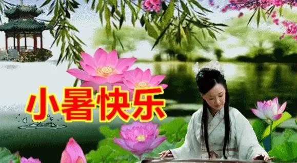 小暑节气祝福语简短,小暑节气祝福语图片简短