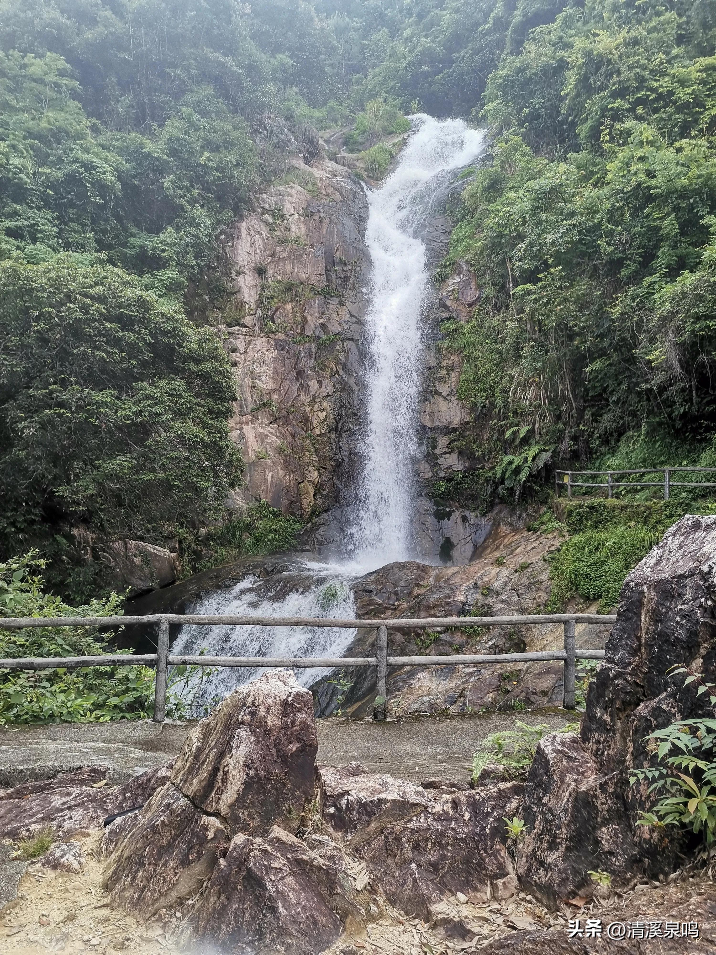 白水寨亲瀑台,白水寨瀑布最佳观景台多高
