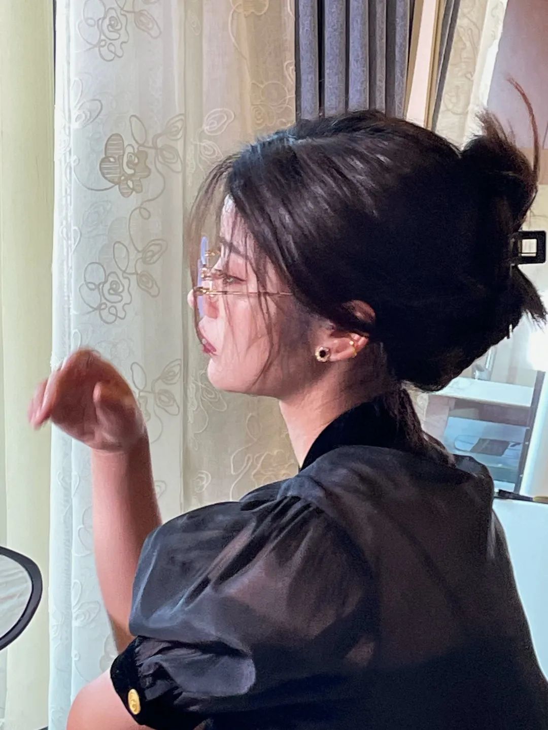 波浪卷发简单编发,人鱼微卷编发造型