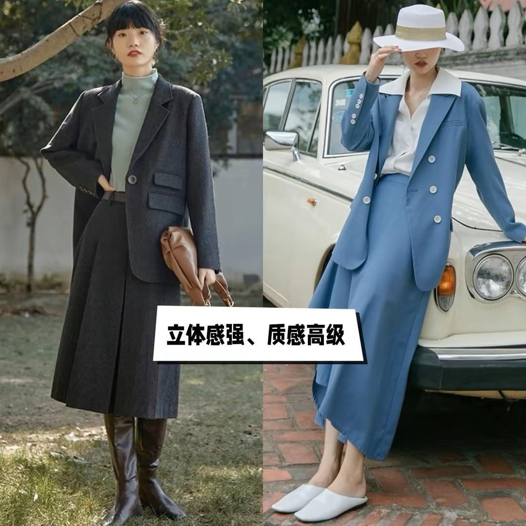 长款过膝裙怎么搭配,春天过膝裙穿搭