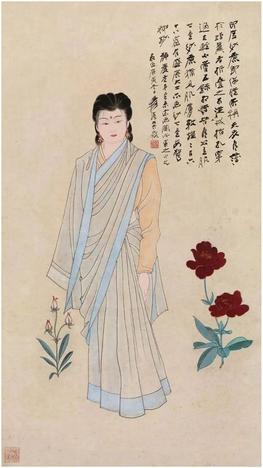 张大千最好的4幅画,盘点张大千的50幅作品