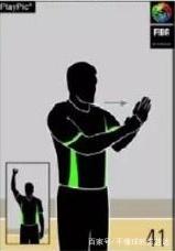 篮球裁判防守犯规和进攻犯规手势,篮球裁判知识合理冲撞区