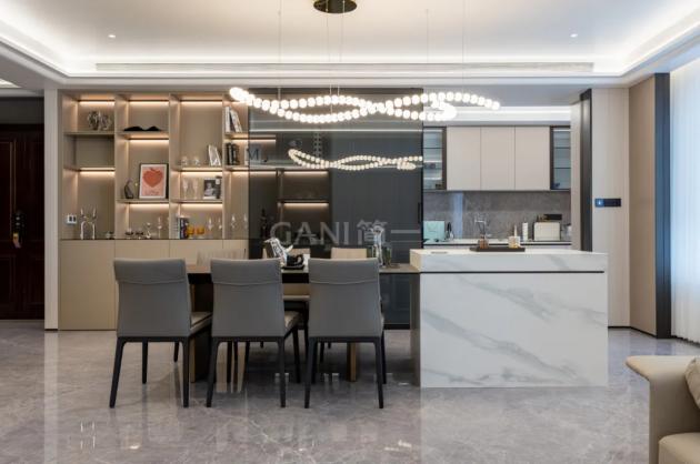 灰色地砖现代极简风,简约风装修小户型地砖