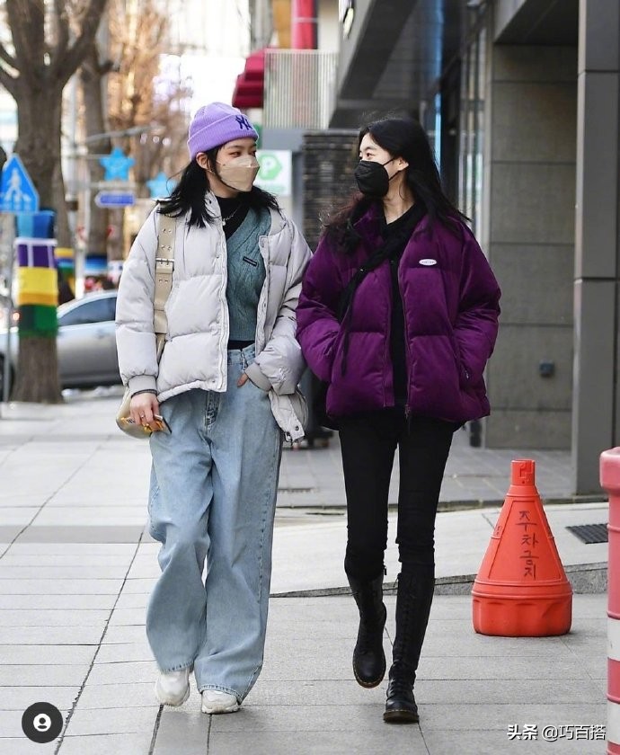 韩国素人的穿搭,韩国素人冬天穿衣搭配