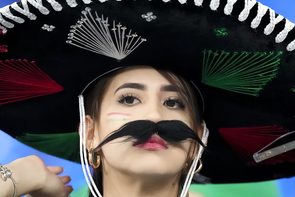 卡塔尔世界杯让人惊艳的美女,卡塔尔世界杯赛场球迷疯狂瞬间