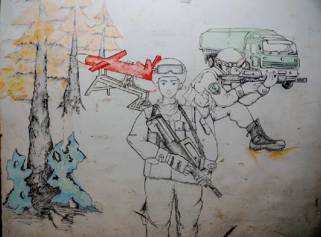 有内涵、有才华!兵哥兵姐邀你打卡“驻训墙画”