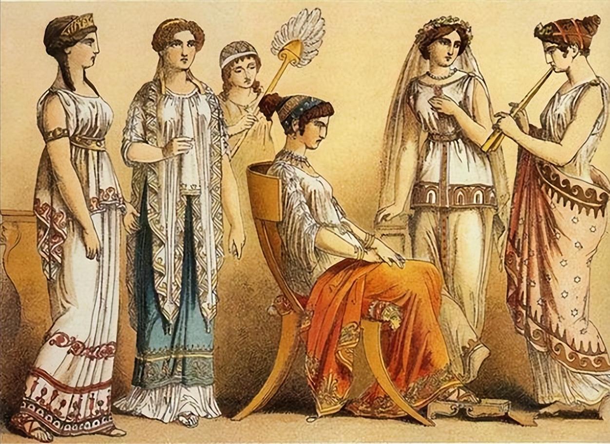 古希腊服装历史,古希腊服装是用什么面料做的