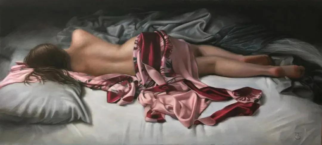 国外当代超写实艺术作品,西方油画大师笔下的绝世美人