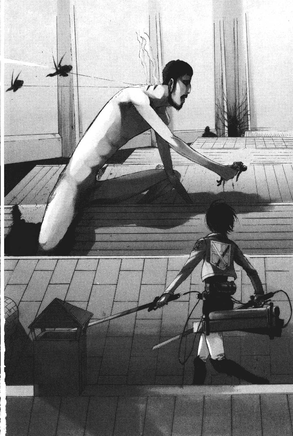 进击的巨人漫画第一章,进击的巨人漫画第一卷