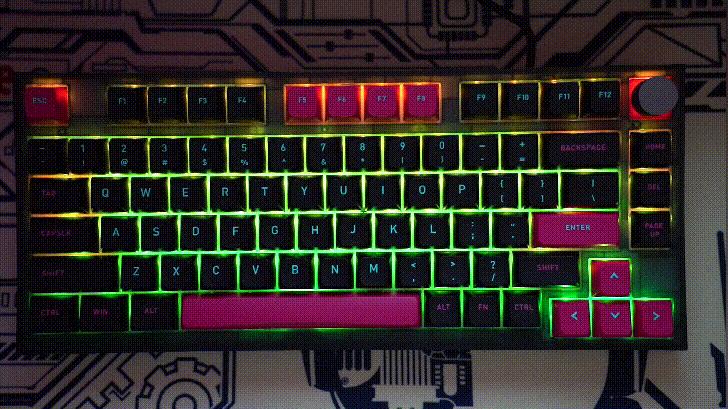 小呆虫gk75机械键盘怎么开灯光,小呆虫gk75机械键盘定制在哪里