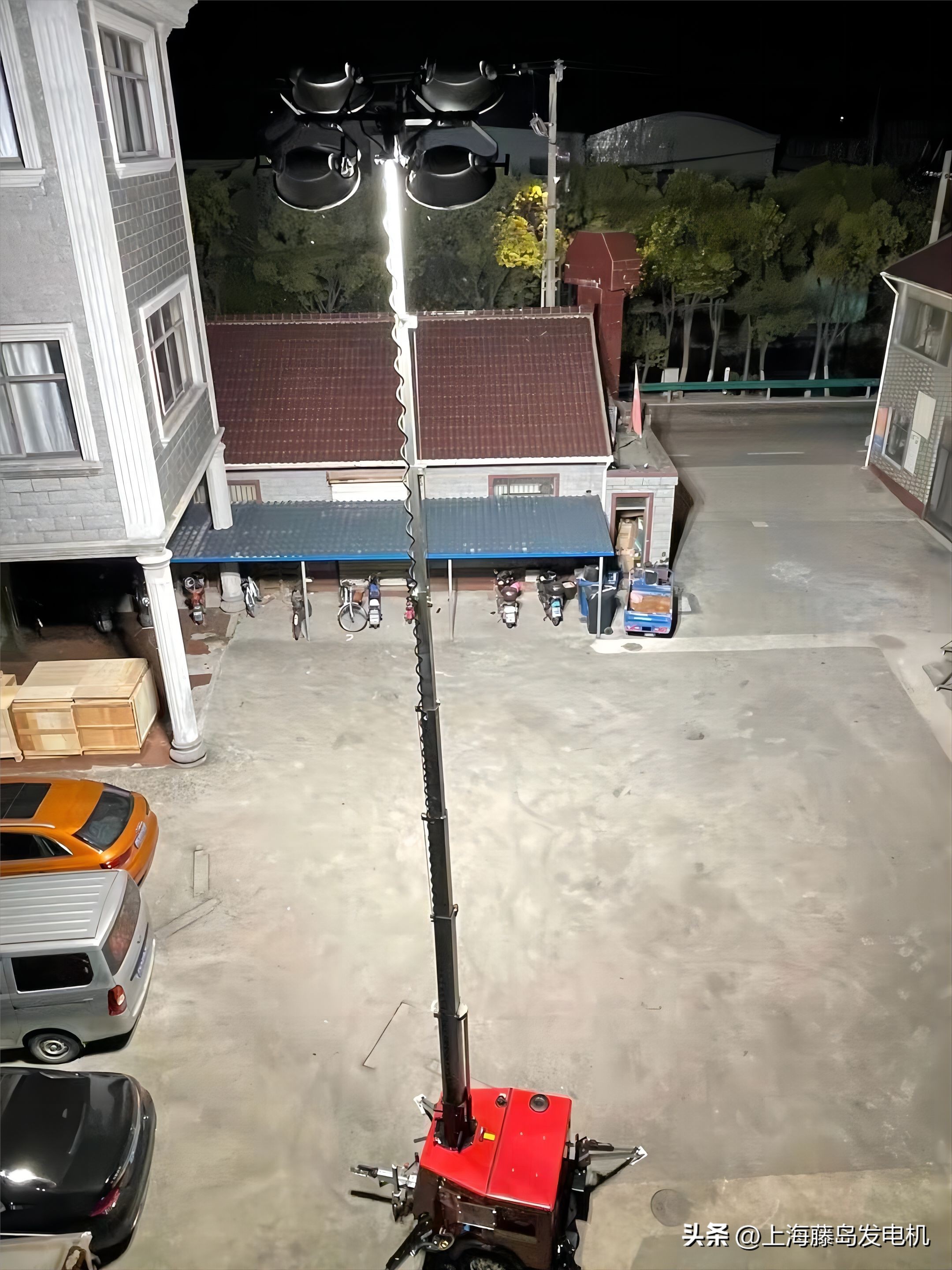 拖车式照明灯塔厂家,拖车式太阳能移动照明灯塔