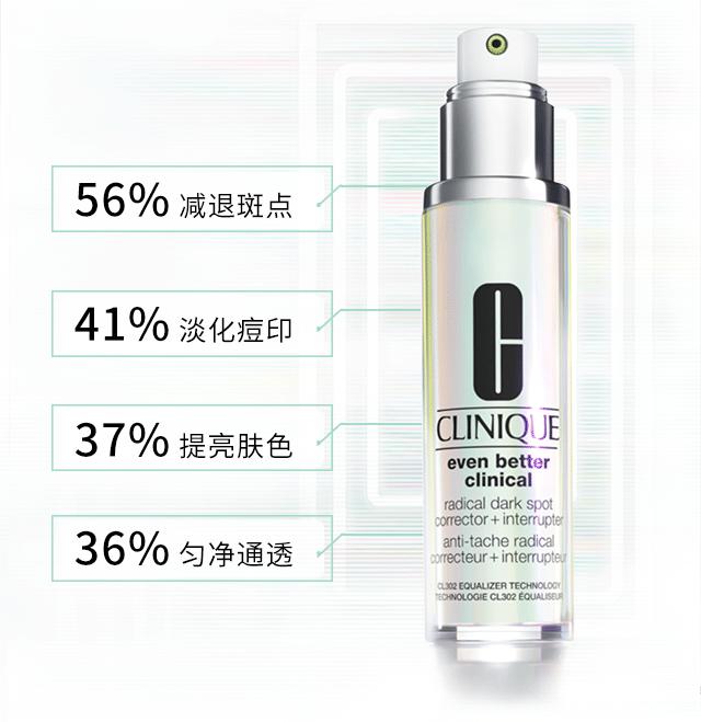 倩碧302黑色素干预科技,倩碧镭射美白精华vc含量