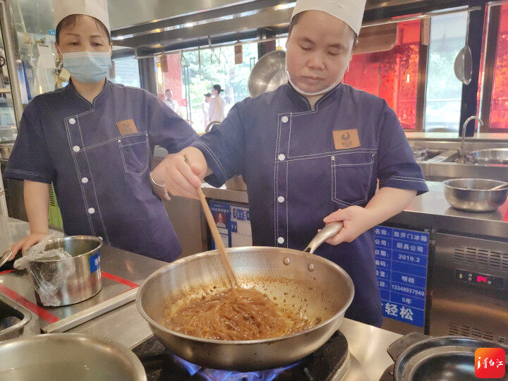 好吃的美味苕粉,干捞苕粉做法