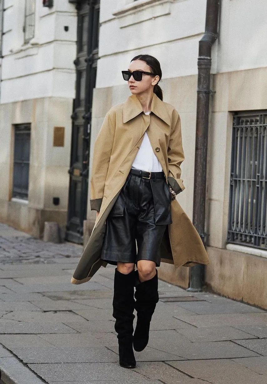 驼色连衣裙搭配的高级穿法,原来都这样穿驼色太年轻洋气了