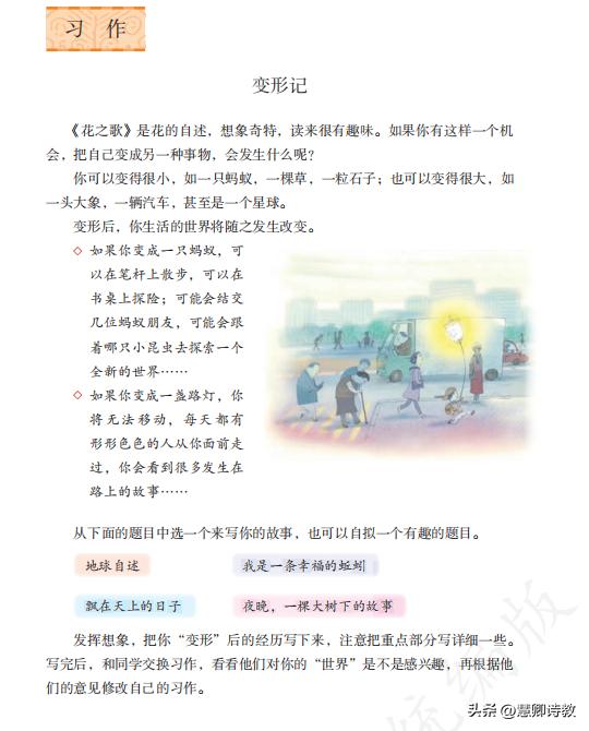 六年级上册习作蚂蚁变形记,六年级上册语文习作蚂蚁变形记