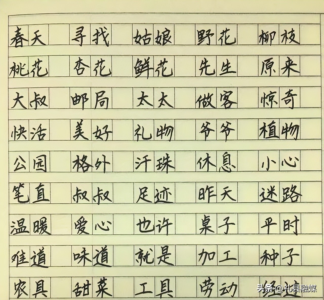 一个口诀,10分钟改善孩子的书写