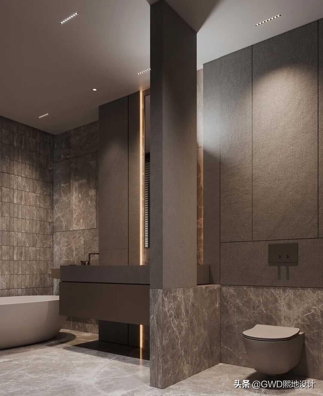 最美卫生间装修效果图,2021最火卫生间设计效果图