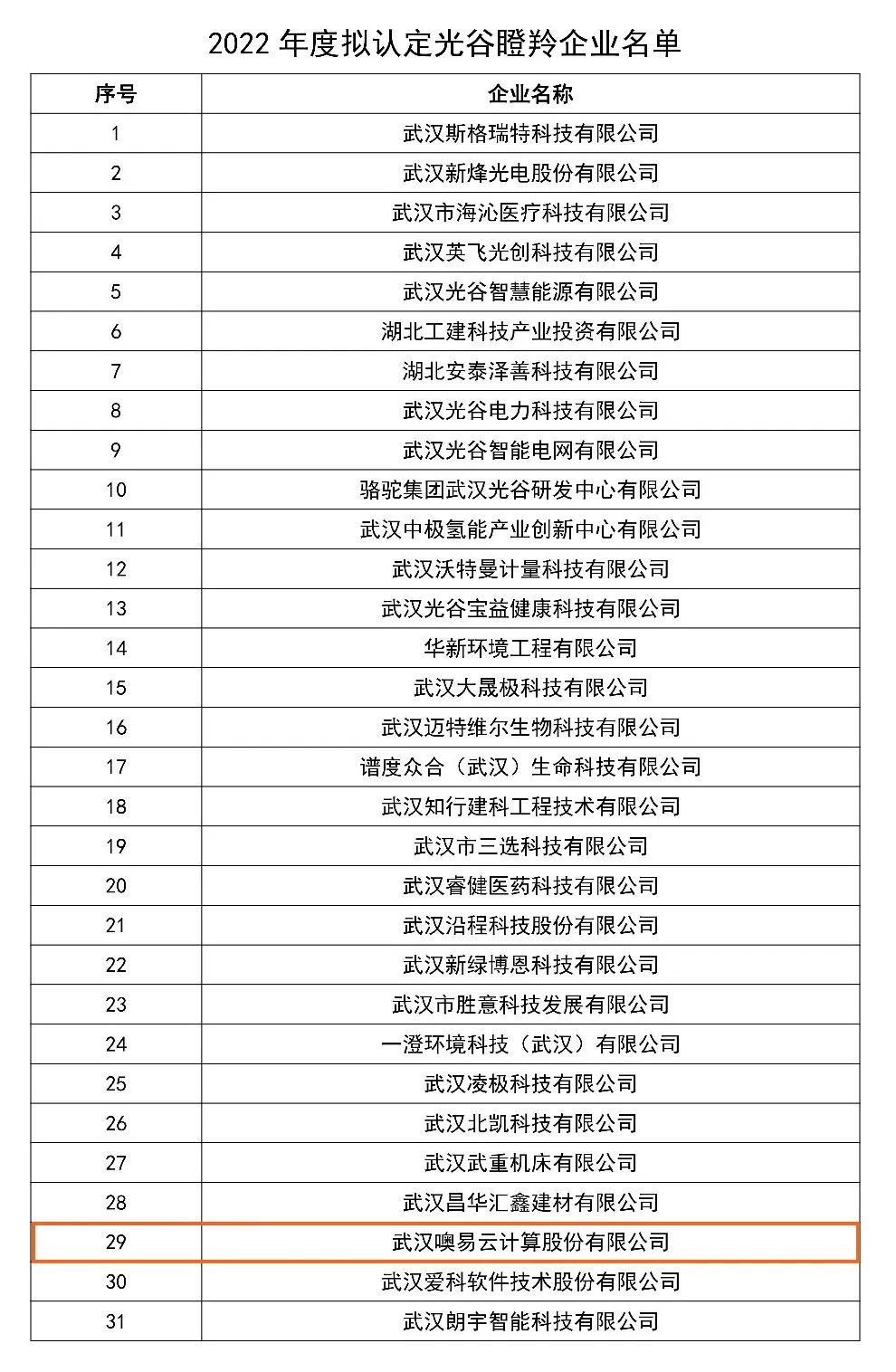 喜讯|噢易云荣获光谷“瞪羚企业”荣誉称号