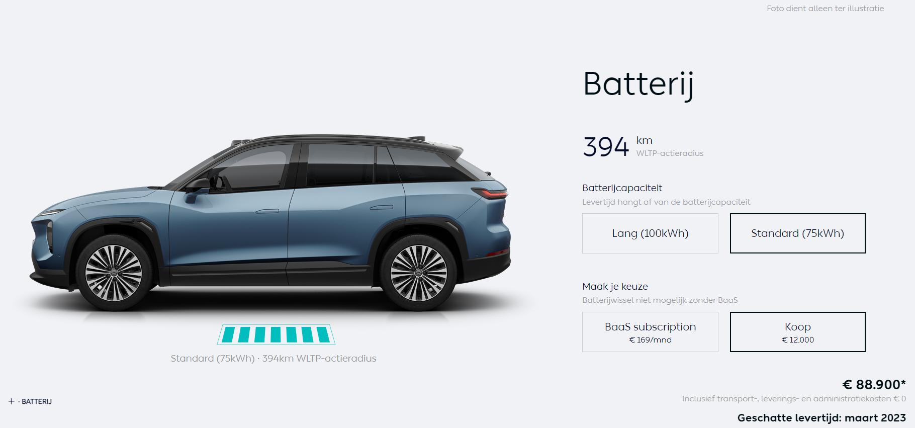 蔚来宣布将在欧洲增加买断模式,蔚来买断和租电价格