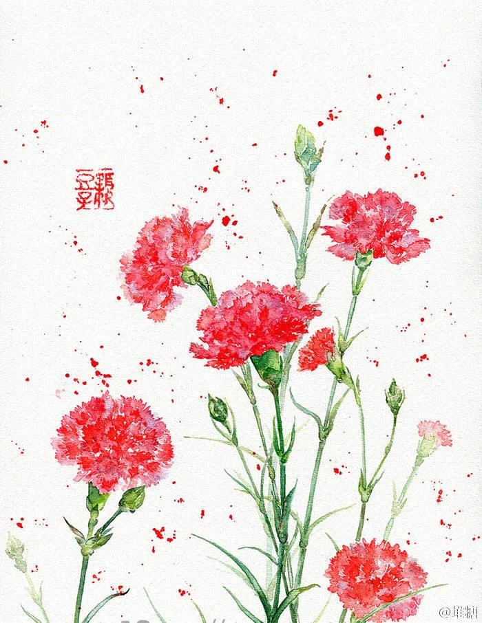 康乃馨花束壁纸,康乃馨壁纸手机超清全面屏