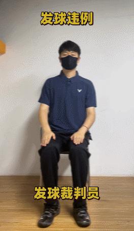 羽毛球裁判手势及术语图解,羽毛球裁判的手势意思