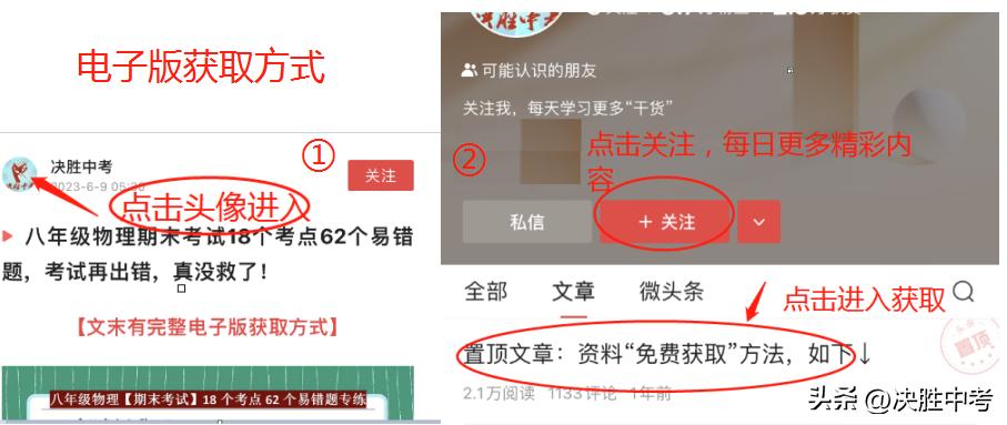 九年级物理核心知识点归纳，不管是预习，还是复习，都要紧抓它！