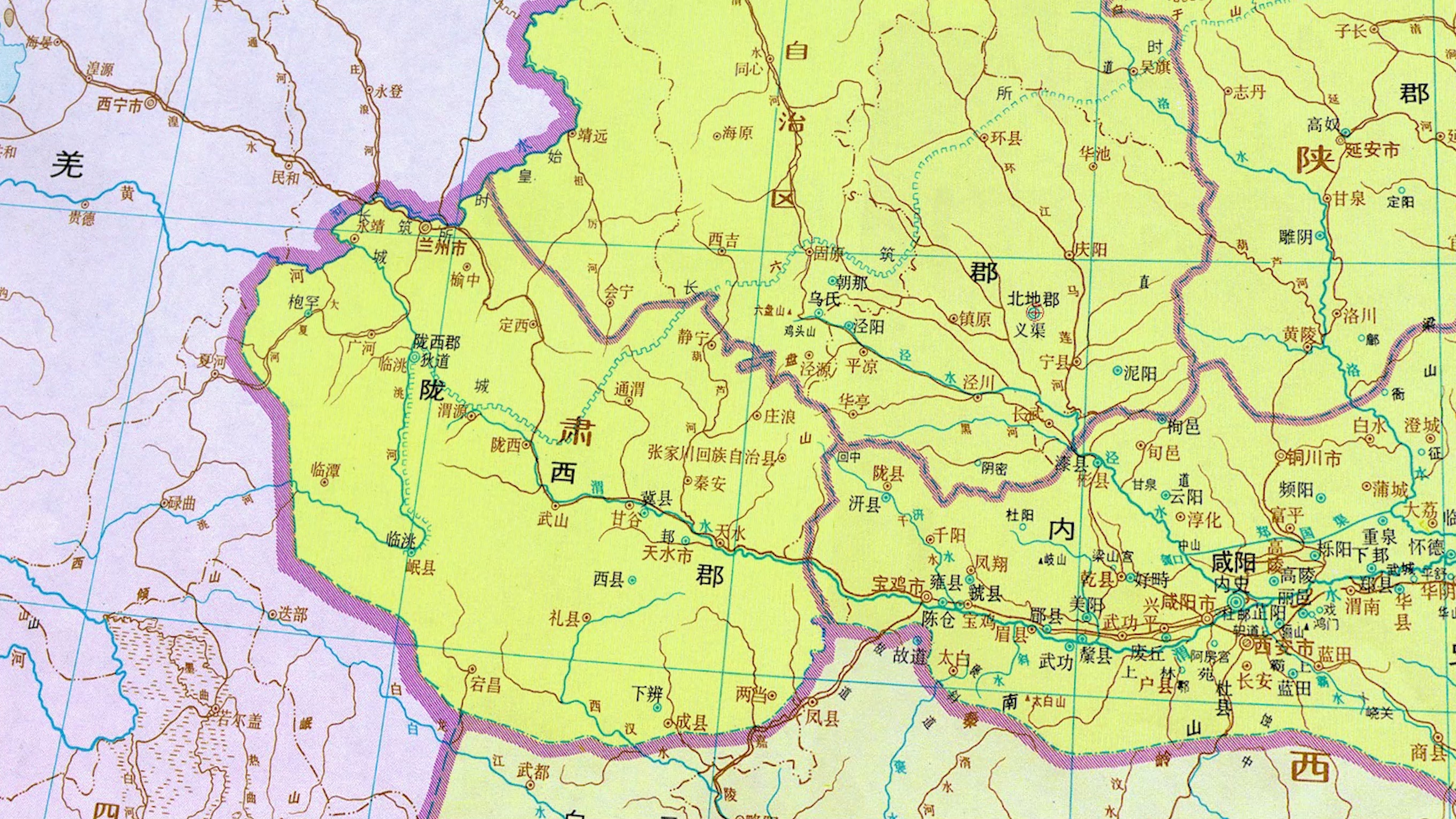 甘肃和陕西的渊源,甘肃为什么简称为陇