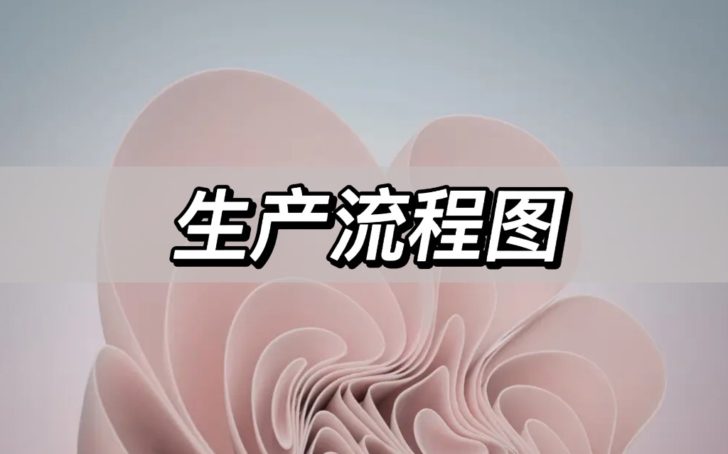 生产过程流程图必须有图片吗,生产流程图的制作方法分享