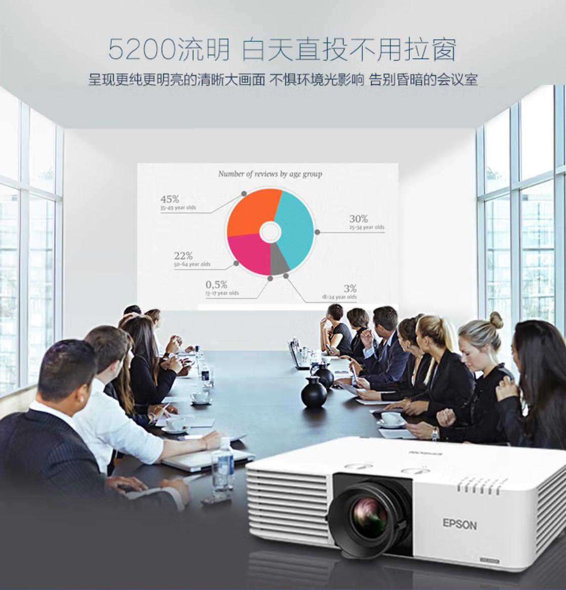 爱普生高端激光投影机cb-l510u,爱普生epsoncb-x18