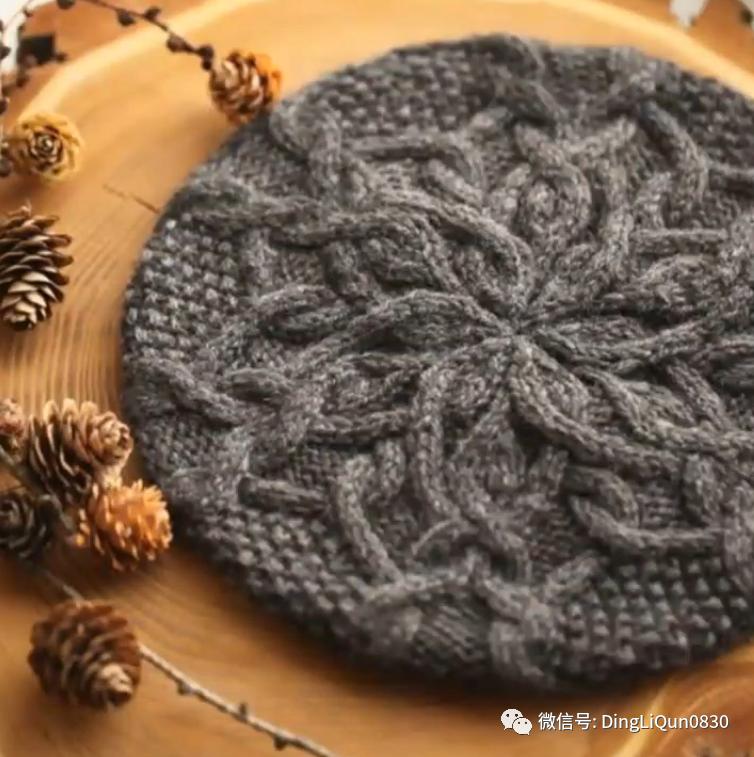 针织帽贝雷帽,针织时尚贝雷帽高级感