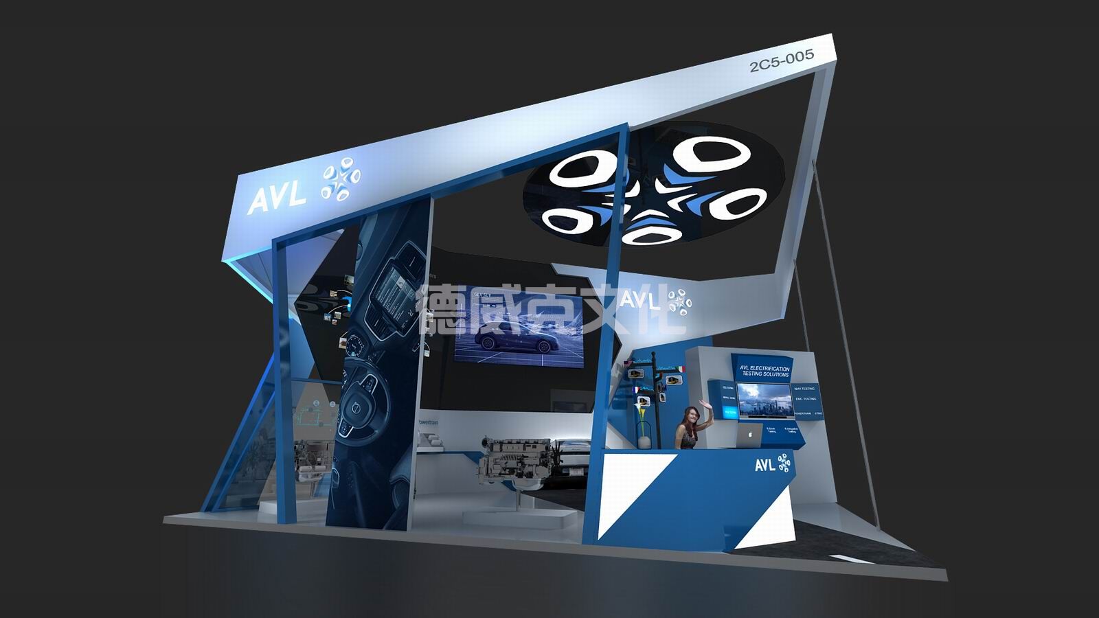 展位设计醒目技巧,9平米展会展位设计的平面图