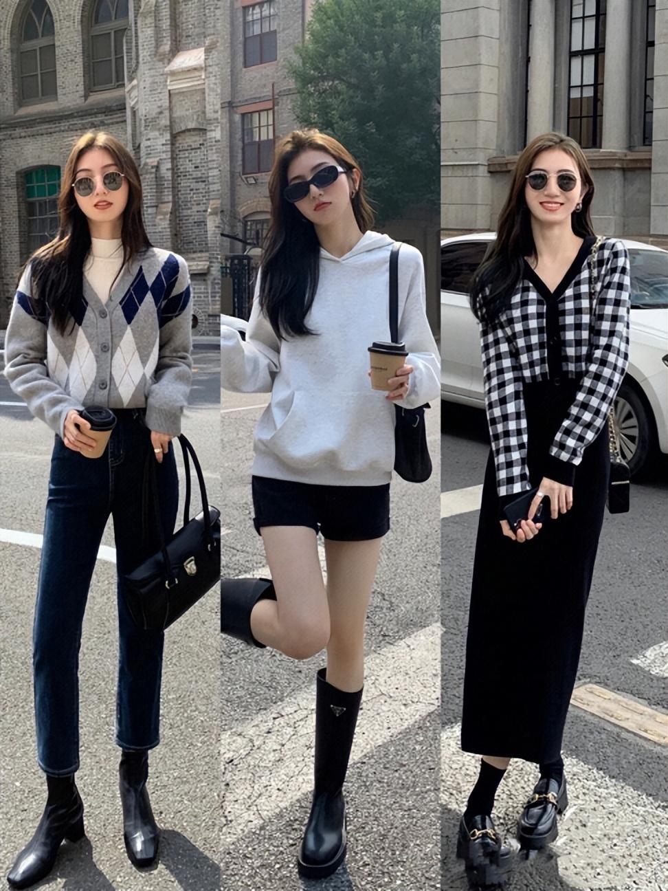 秋冬韩系风穿搭示范,秋冬韩系时髦穿搭图片