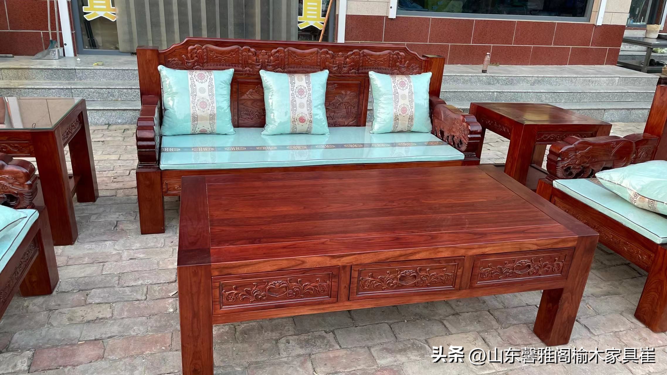 结实耐用的实木小型沙发,实木沙发全榫卯