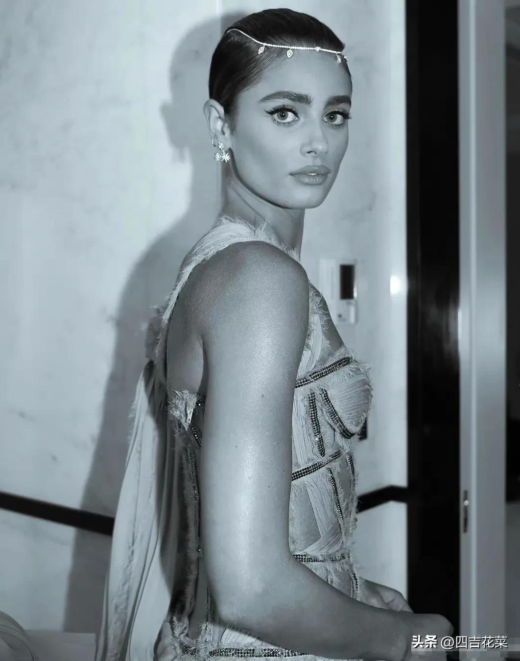 超模小泰山TaylorHill剪短发，差点撞脸赫本，这是什么神仙颜值