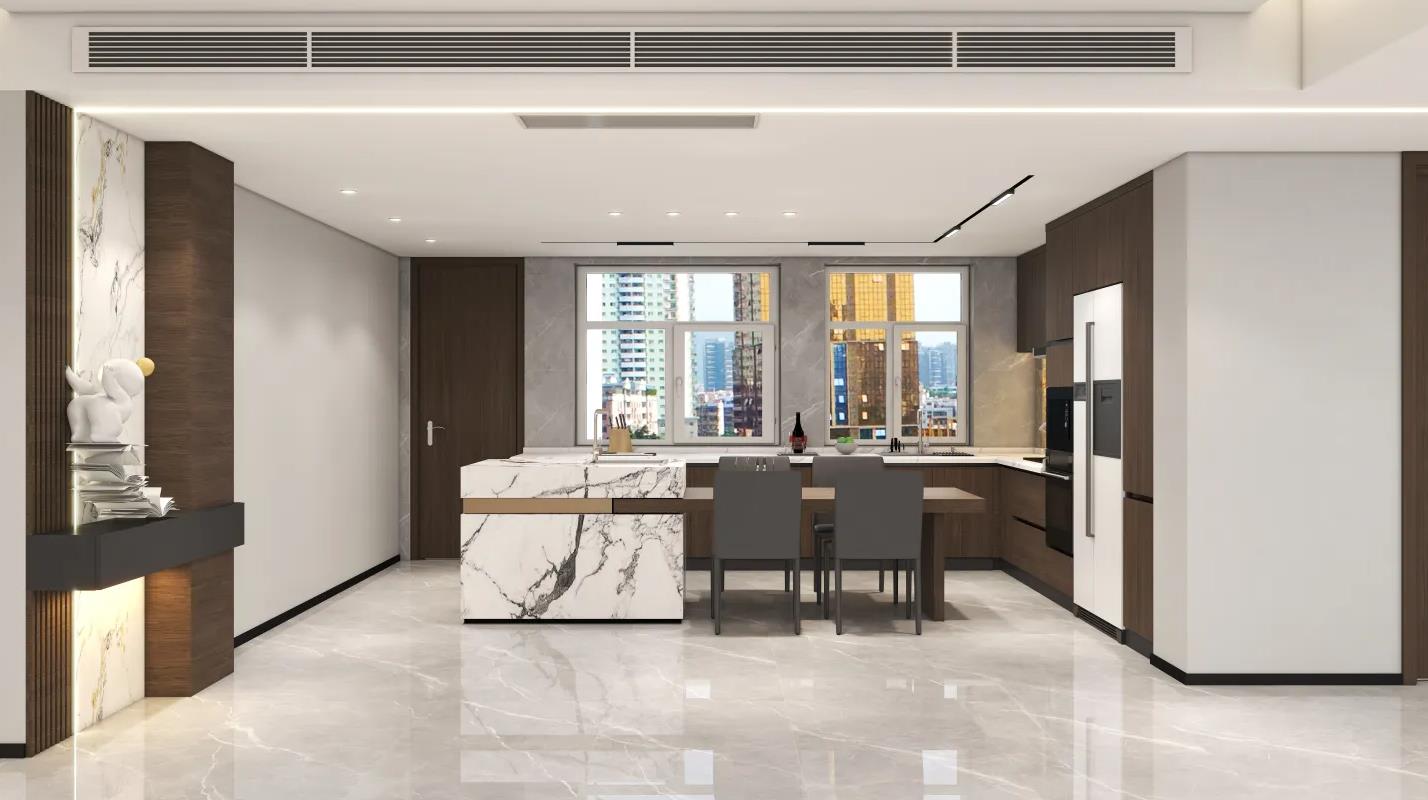 家装风格效果图大全轻奢110平,轻奢风格家装餐厅平面图