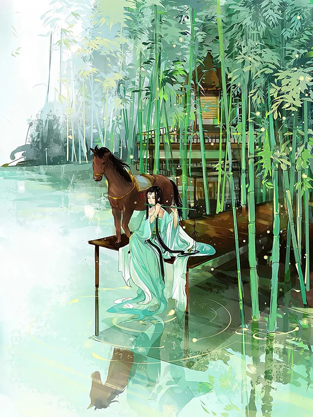 唯美意境古风人物,古风唯美意境图片风景