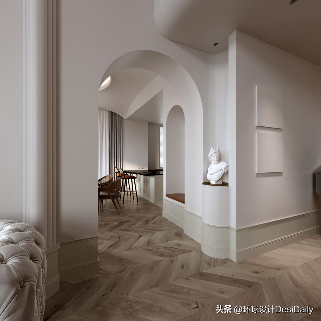 首发.刘捷｜680㎡极简顶复，空纳万境【环球设计3124期】