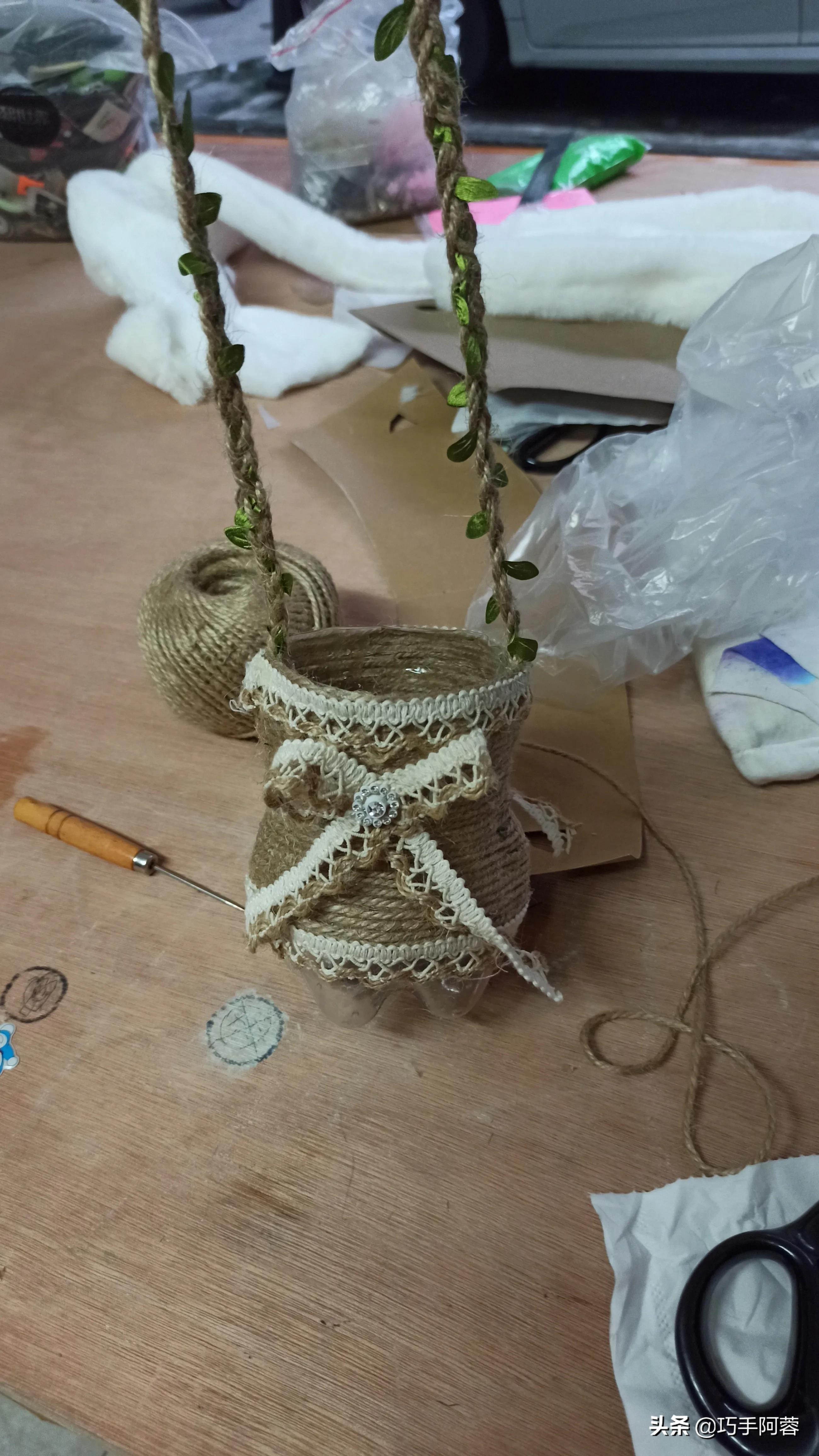 废饮料瓶变花盆怎么做,废物利用饮料瓶做花盆简单