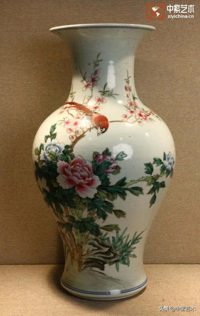 清光绪的《粉彩绘花鸟纹瓶》你见过吗？