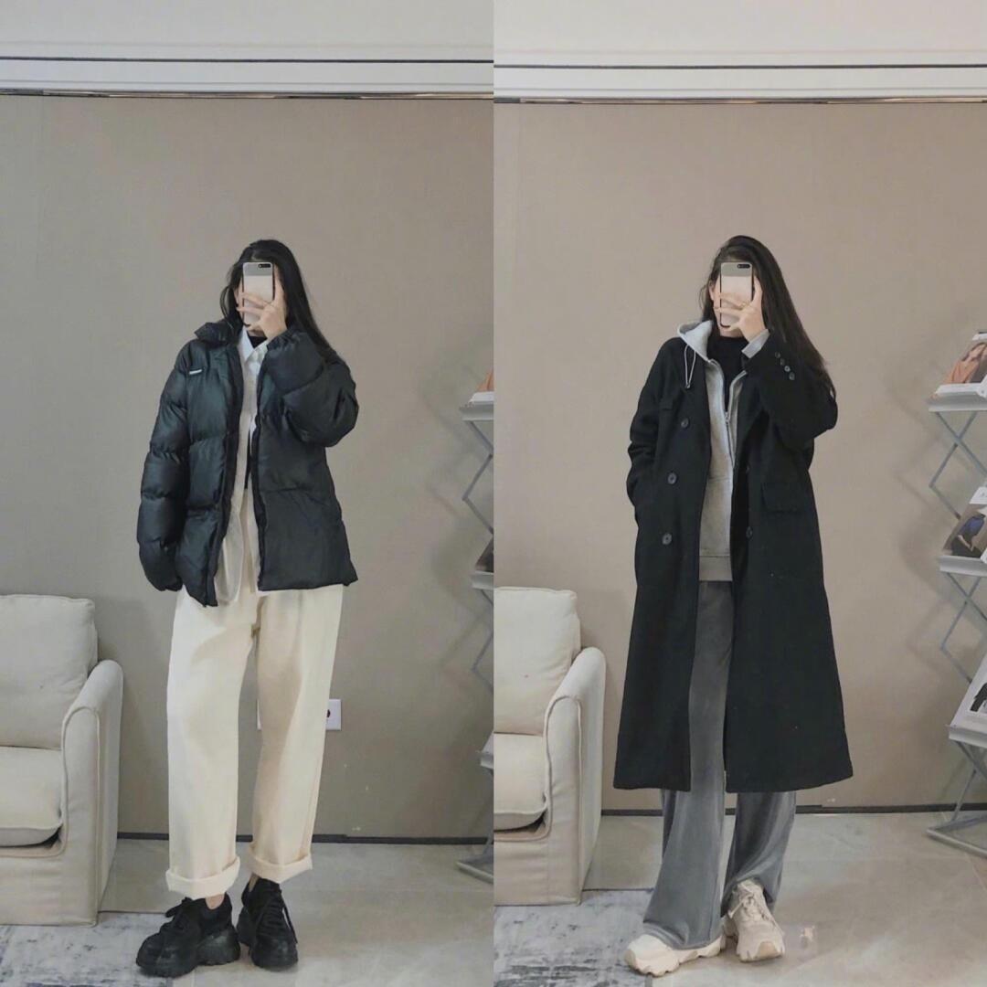 160120斤微胖女生秋冬连衣裙穿搭,适合微胖女孩的冬季新中式穿搭